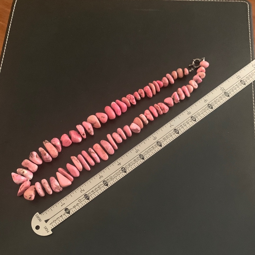 Pink Rhodonite Necklace - Picture 2 of 3